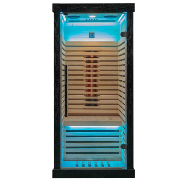 1 Person Premium Black Far Infrared Mini Sauna (QD-C1)