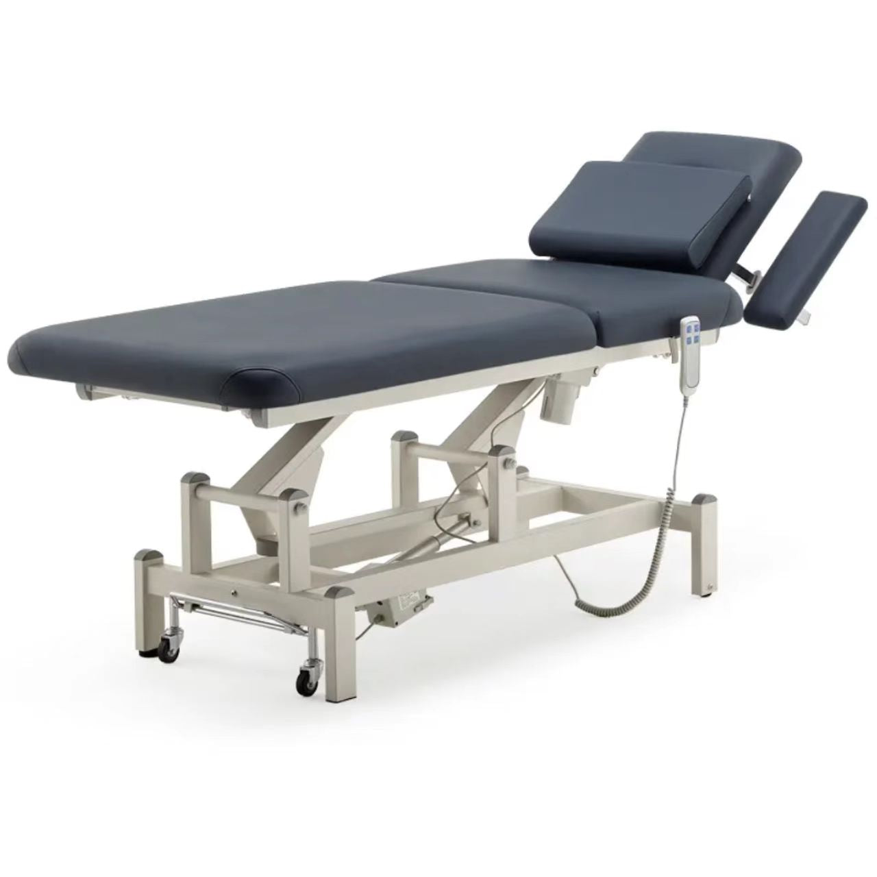 Adjustable Electric Massage Bed with Arm Rests