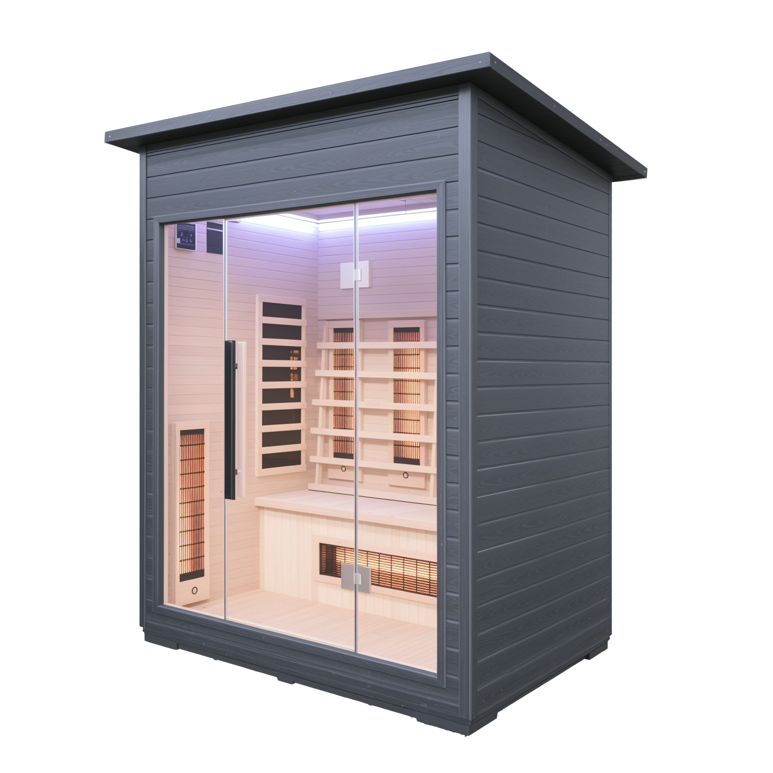 QD-C3 3 Person Outdoor Sauna
