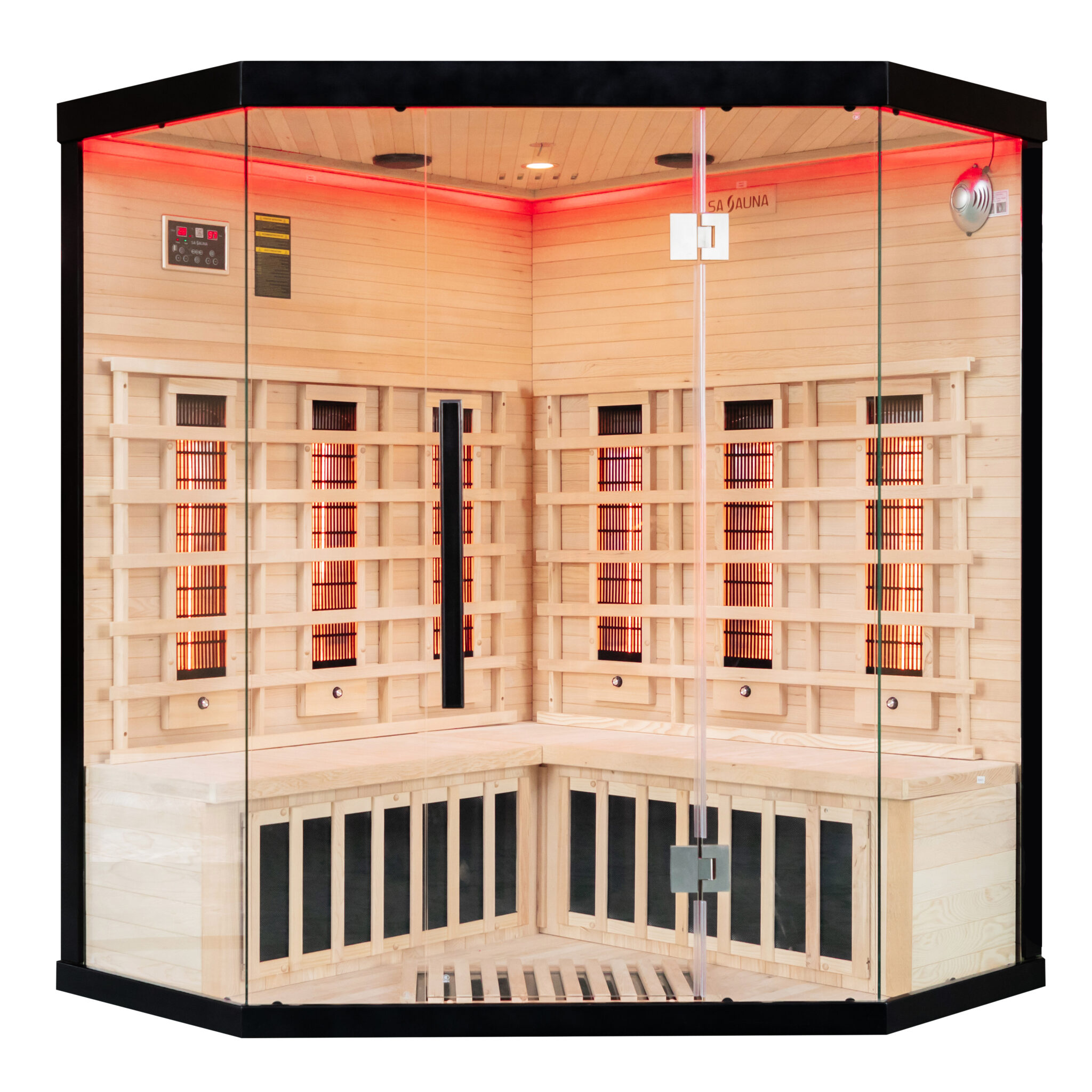 SA-Lux: 4 Person Corner Far Infrared Sauna